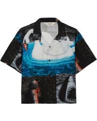 Brain Dead - Copia Graphic-Print Short-Sleeve Shirt - Lyst