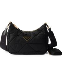 Prada - Padded Re-Nylon Shoulder Bag - Lyst
