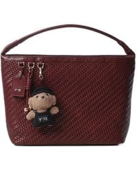 V73 - Zelda Woven-Design Teddy-Charm Shoulder Bag - Lyst