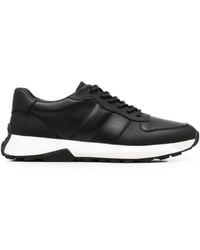 SERGIO MORETTI FIRENZE - Panelled Leather Sneakers - Lyst