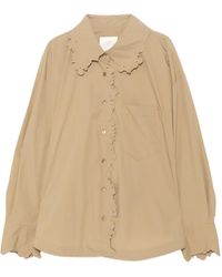 JNBY - Floral-Embroidered Shirt - Lyst