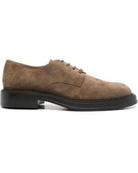 Tod's - Suede Derby Shoes - Lyst