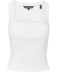 Veronica Beard - Top mit eckigem Ausschnitt - Lyst