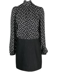 MSGM - Polka-dot Mini Dress - Lyst