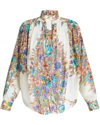 Etro - Blusa a fiori - Lyst