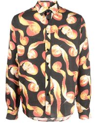 Viktor & Rolf - Graphic Print Long Sleeve Shirt - Lyst
