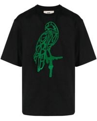 GmbH - T-Shirt aus Bio-Baumwolle mit Print - Lyst