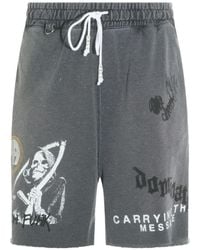 PALY - Graphic-Print Drawstring Shorts - Lyst