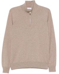 Brunello Cucinelli - ジップアップ カシミアセーター - Lyst