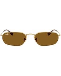 Ray-Ban - Oval-Frame Tinted Sunglasses - Lyst