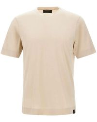 Gran Sasso - Short-Sleeve Cotton T-Shirt - Lyst