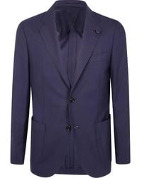 Lardini - Single-Breasted Blazer - Lyst