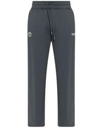 AllSaints - Logo-Patch Track Pants - Lyst