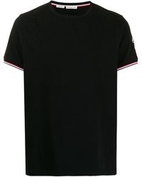 Moncler - Crew Neck Jersey T-shirt - Lyst