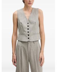 Pedro Del Hierro Madrid - V-Neck Button-Up Waistcoat - Lyst