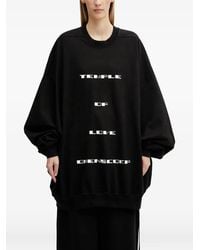 Rick Owens - Slogan-Print Oversized Sweater - Lyst