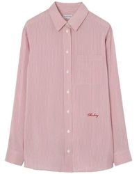Burberry - Relaxed-Fit Striped Silk Shirt - Lyst