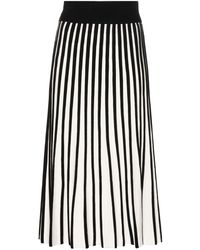 JOSEPH - Fine-ribbed Striped Skirt - Lyst