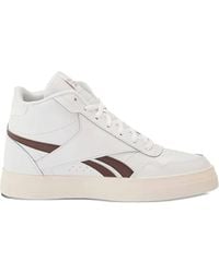 Reebok - Court Advance Bold High "white/modern Beige" スニーカー - Lyst
