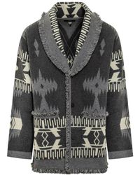Alanui - Icon Jacquard Fringed Cardigan - Lyst
