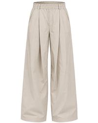 Moose Knuckles - Pleated Wide-Leg Palazzo Pants - Lyst