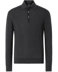 ZEGNA - Dark Trofeo 15Milmil15 Wool Polo Shirt - Lyst