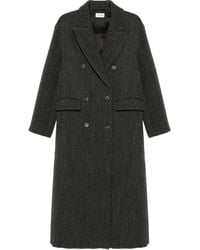 P.A.R.O.S.H. - ヘリンボーン ダブルコート - Lyst