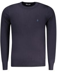 COVERI MOVING - Logo-Embroidered Crew-Neck Sweater - Lyst
