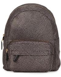 Borbonese - B-Club Op-Print Front-Zip Backpack - Lyst