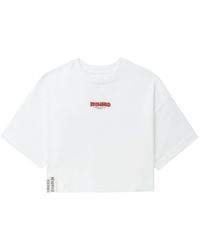 Izzue - Katoenen T-shirt Met Grafische Print - Lyst