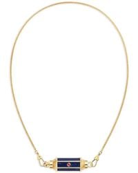 Marie Lichtenberg - Baby Locket Ruby Lapis Necklace - Lyst