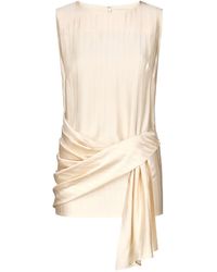 Loulou de Saison - Fonda Striped Draped Top - Lyst