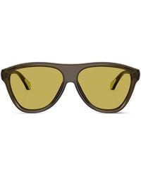 Moncler - Incline Geometric-Frame Sunglasses - Lyst