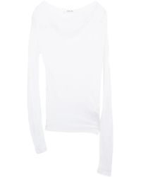 Helmut Lang - Haut À Design Noué Et Manches Longues - Lyst