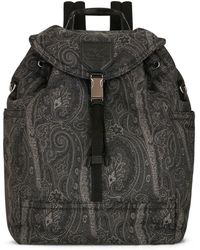 Etro - Backpack With Paisley Motifs - Lyst