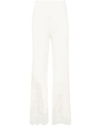 Ermanno Scervino - Chantilly-lace straight trousers - Lyst