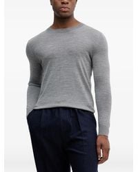 Sisley - Crew-Neck Fine-Knit Sweater - Lyst
