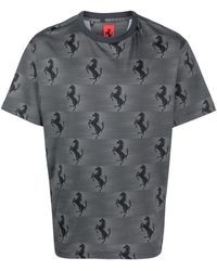 Ferrari - Logo-print Short-sleeve T-shirt - Lyst