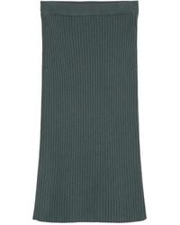 Marc O' Polo - Ribbed-Knit Midi Skirt - Lyst