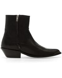 Represent - Bottines Michael Zippées En Cuir - Lyst
