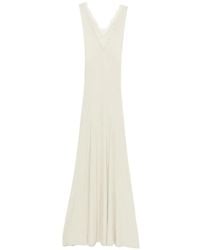 Nanushka - Lace Detail Tank Maxi Dress - Lyst