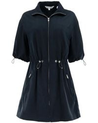 Veronica Beard - Drawstring Zip Mini Dress - Lyst
