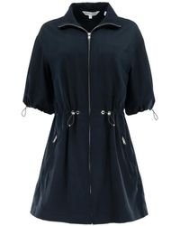 Veronica Beard - Drawstring Zip Mini Dress - Lyst