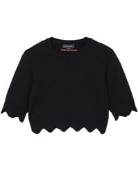 Marc Jacobs - Scallop Daisy Crop Sweater - Lyst