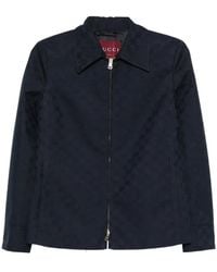 Gucci - Logo Shirt Collar Blazer - Lyst