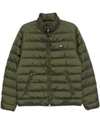 GANT - Veste Matelassée À Logo Brodé - Lyst