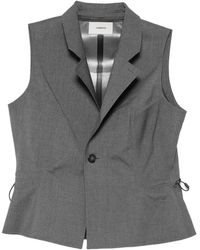 Coperni - Drawstring-Waist Buttoned Gilet - Lyst