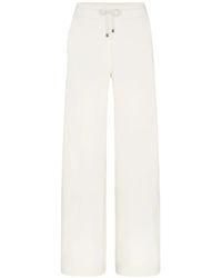 Juvia - Elenia Fleece Pleated Wide-Leg Trousers - Lyst