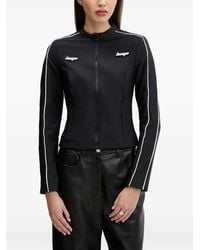 HUGO - Giacca Con Applicazione Logo E Zip - Lyst