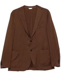 Boglioli - Single-Breasted Notched-Lapels Blazer - Lyst